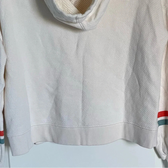 Madewell MWL Airyterry Hoodie Sweatshirt: Stripe-Sleeve Edition 29794 - Picture 13 of 16